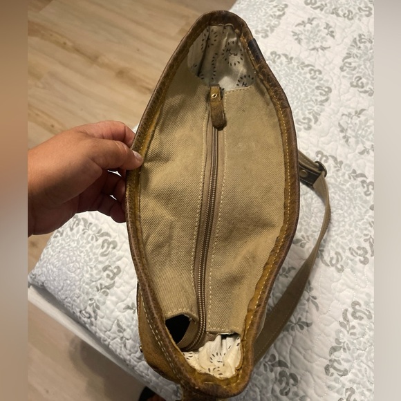 MYRA WESTERN CROSSBODY BAG LEATHER & COTTON MESSENGER
HANDBAG SHOULDER BAG - Picture 8 of 14